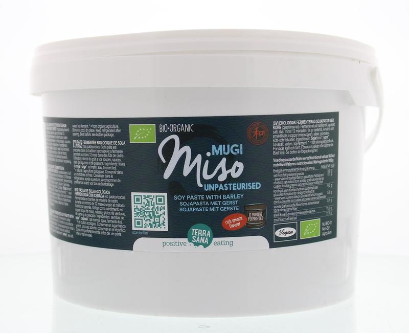 Terrasana Terrasana Mugi miso gerst ongepateuriseerd bio (2500 gr)