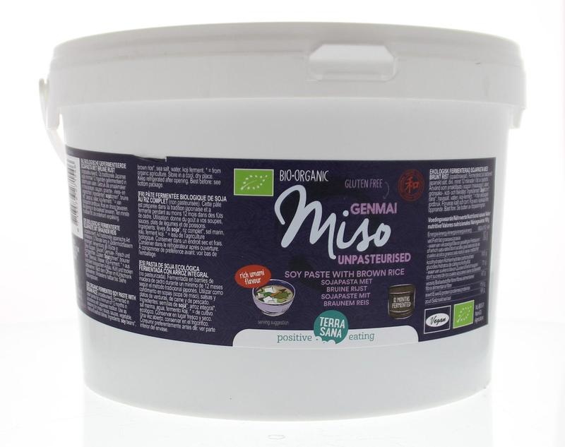 Terrasana Terrasana Genmai miso ongepasteuriseerd emmer bio (2500 gr)