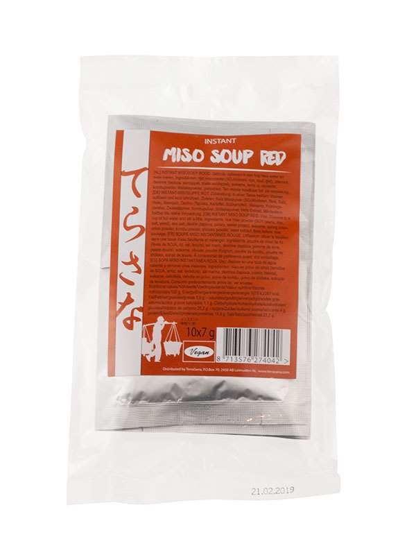 Terrasana Terrasana Instant miso soep rood 7 gr (10 st)