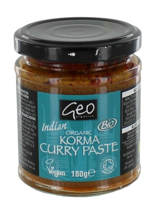 Geo Organics Geo Organics Curry paste korma bio (180 gr)