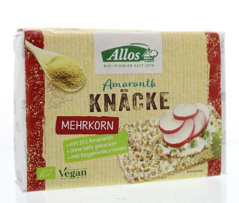 Allos Allos Knackebrod amarant meergranen bio (250 gr)