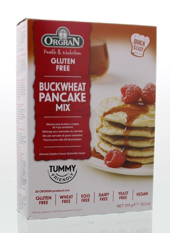 Orgran Orgran Pannenkoekmix boekweit (375 gr)