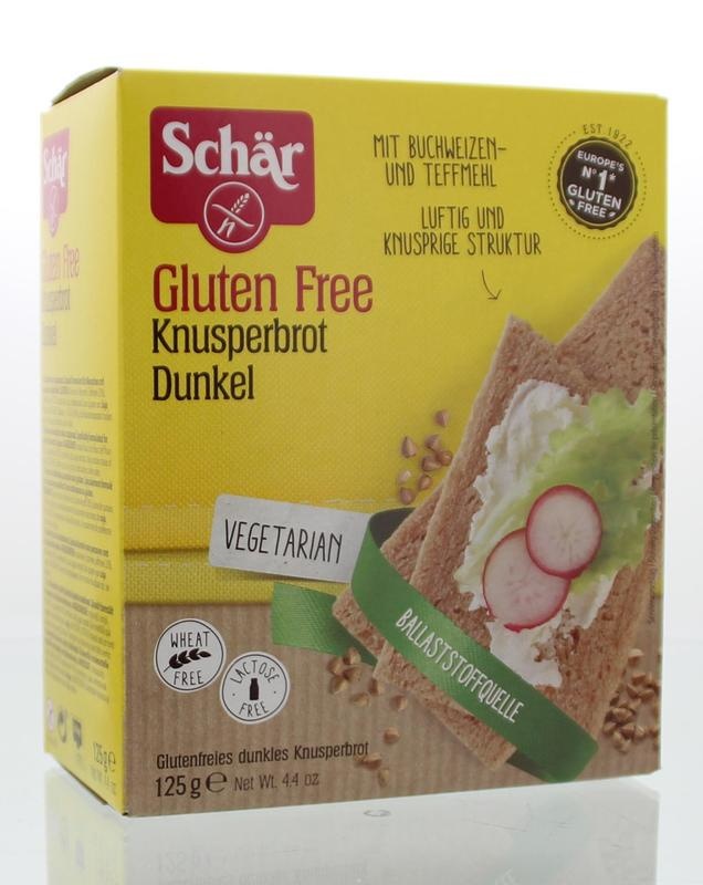 Dr Schar Dr Schar Knusperbrot dunkel (125 gr)