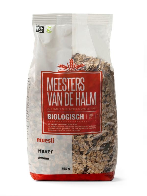 De Halm De Halm Havermuesli bio (750 gr)