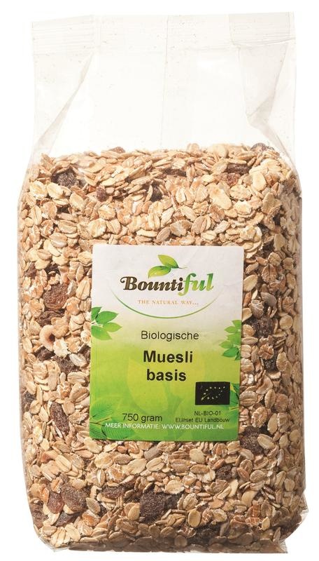 Bountiful Bountiful Muesli basis bio (750 gr)