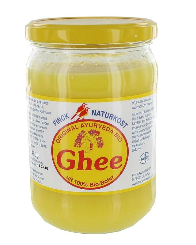 Ghee Ghee Finck naturkost geklaarde boter bio (480 gr)