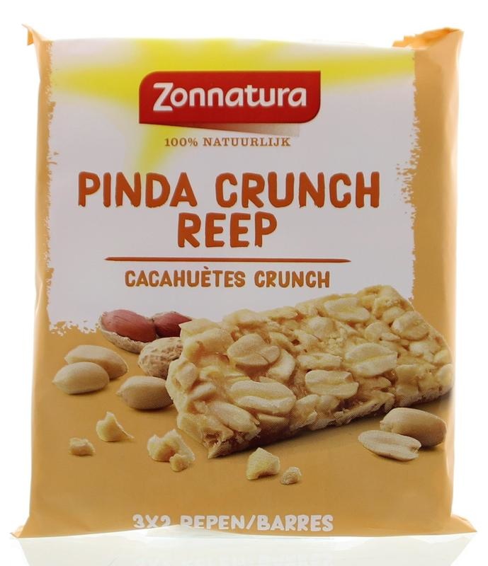 Zonnatura Zonnatura Pinda crunch 45 gr bio (3 st)