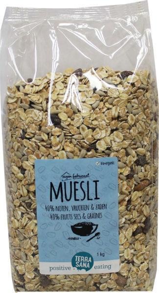 Terrasana Terrasana Muesli noten & zuidvruchten bio (1 Kilogr)