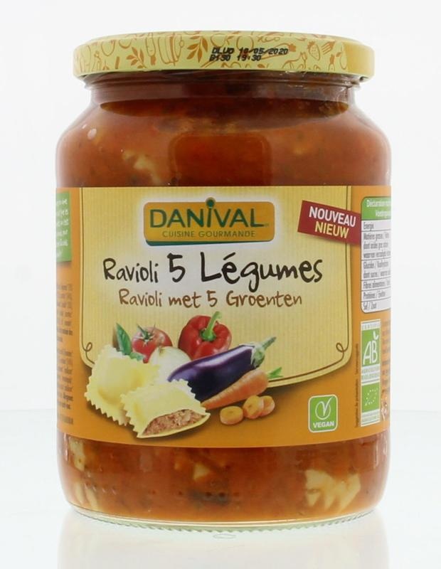 Danival Danival Ravioli met groenten bio (670 gr)