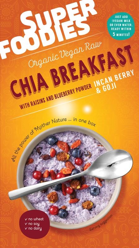 Superfoodies Chia breakfast goji & inca berries (200 gram)