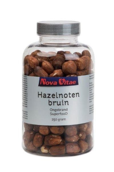 Nova Vitae Nova Vitae Hazelnoten bruin ongebrand raw (250 gr)