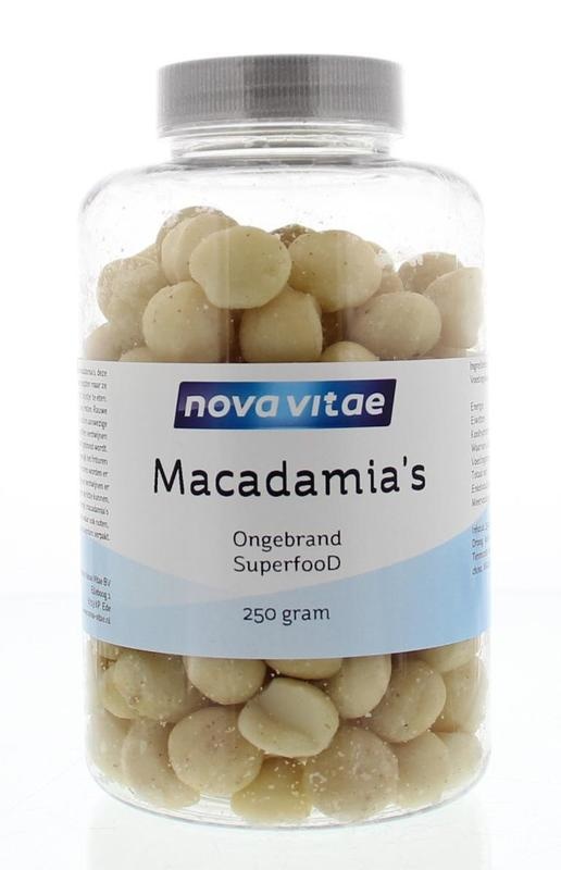 Nova Vitae Nova Vitae Macadamia ongebrand raw (250 gr)