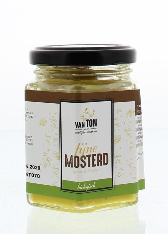 Van Ton Van Ton Mosterd fijn bio (170 gr)