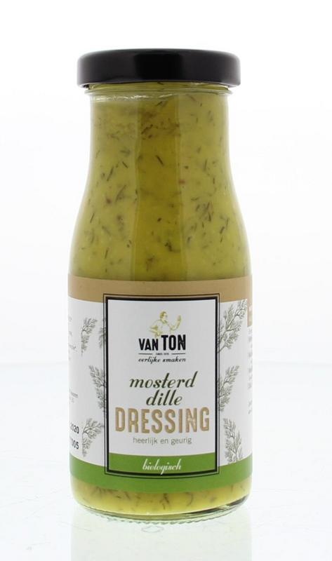 Van Ton Van Ton Mosterd dille dressing bio (155 gr)