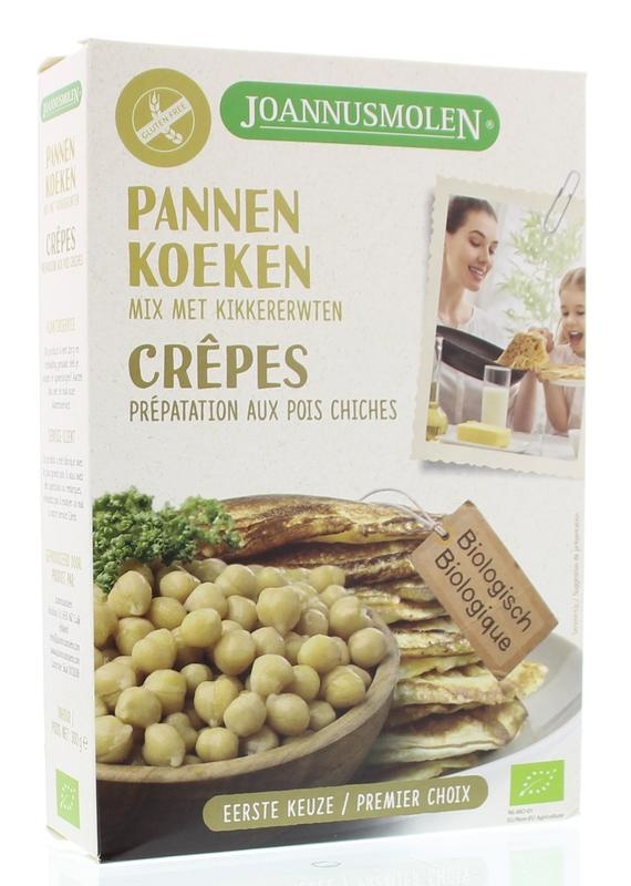 Joannusmolen Joannusmolen Pannenkoeken mix met kikkererwt bio (300 gr)