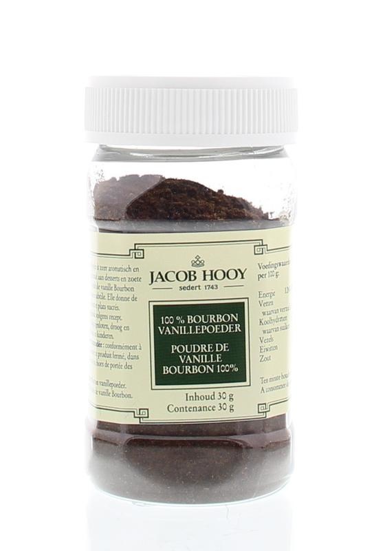 Jacob Hooy Jacob Hooy Vanille poeder bourbon 100% (30 Gram)