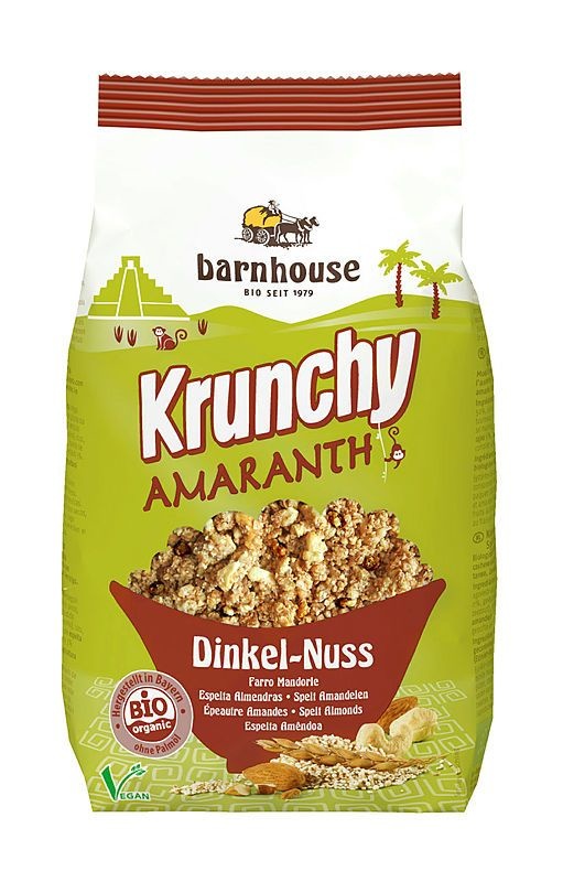 Barnhouse Barnhouse Krunchy amaranth spelt amandel bio (375 gr)