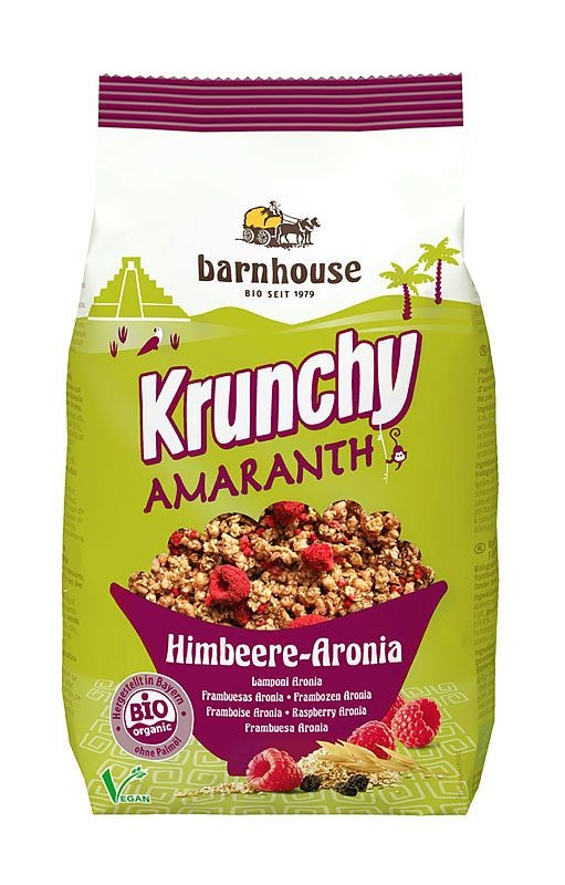 Barnhouse Krunchy amaranth framboos aronia (375 gram)