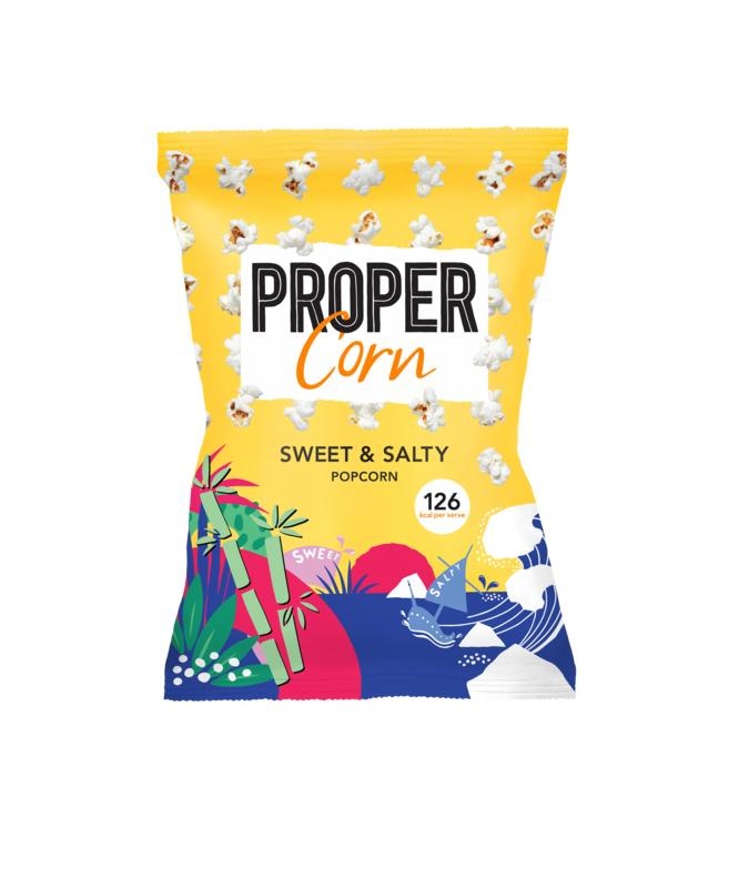 Propercorn Propercorn Popcorn sweet & salty (90 gr)