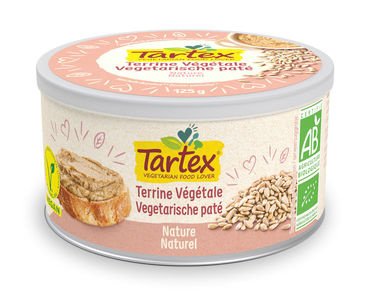 Tartex Tartex Pate naturel bio (125 gr)