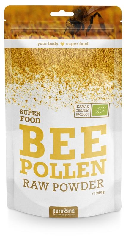 Purasana Purasana Bijenpollen poeder/poudre pollen d'abeilles bio (250 gr)