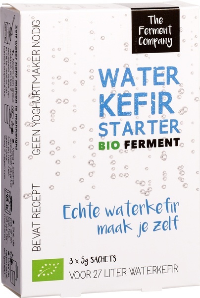 The Ferment Comp Kefir starter voor water 3 x 5 gram (15 gram)