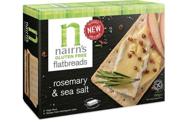 Nairns Flatbread rosemary & seasalt (150 gram)