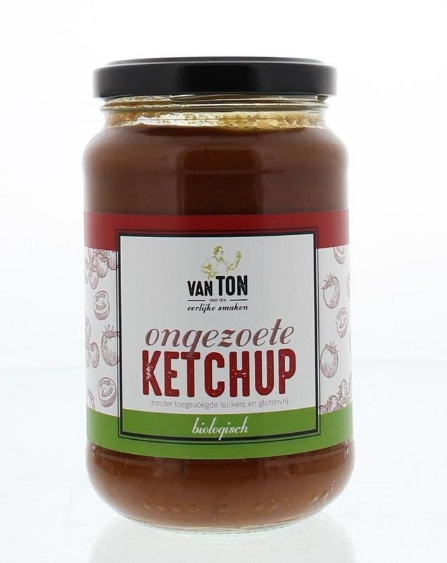 Van Ton Van Ton Ketchup ongezoet bio (310 gr)