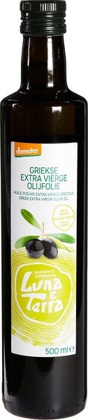 Luna E Terra Luna E terra Olijfolie griek extra vierge bio demeter (500 ml)