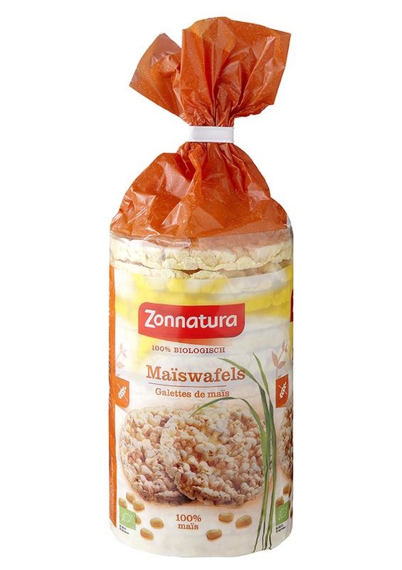 Zonnatura Zonnatura Maiswafels bio (100 gr)