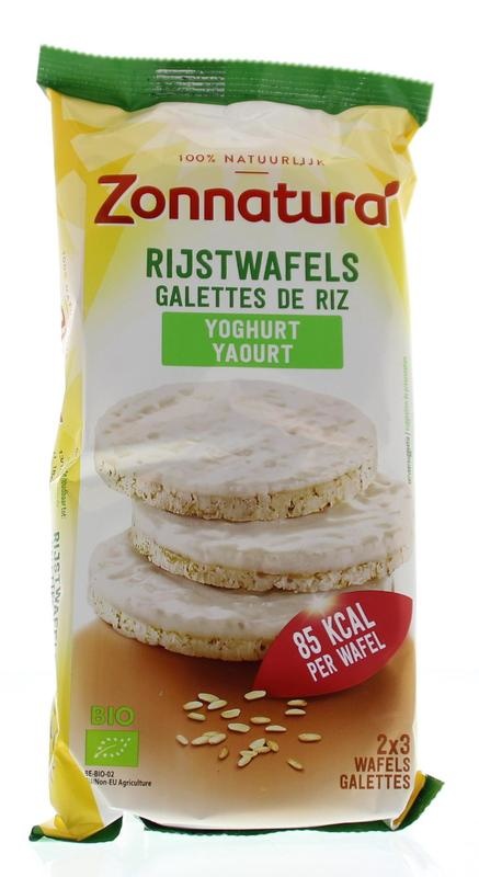 Zonnatura Zonnatura Rijstwafels yoghurt bio (100 gr)