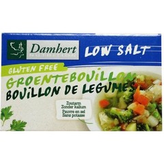 Damhert Groentebouillon tablet zoutarm (64 gr)