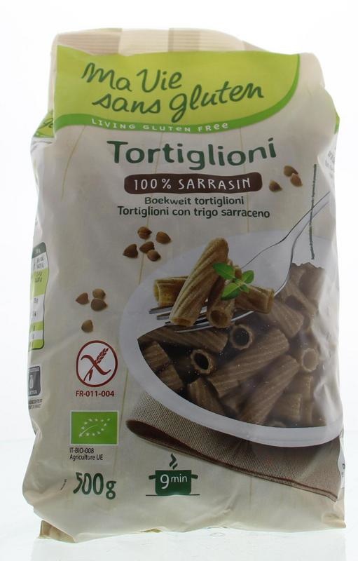 Ma Vie Sans Ma Vie Sans Tortiglioni pasta van boekweit glutenvrij bio (500 gr)