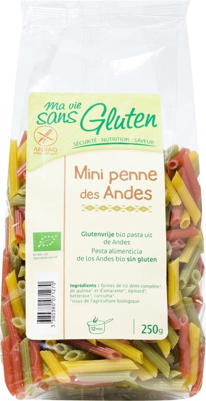 Ma Vie Sans Ma Vie Sans Tricolor mini penne glutenvrij bio (250 gr)