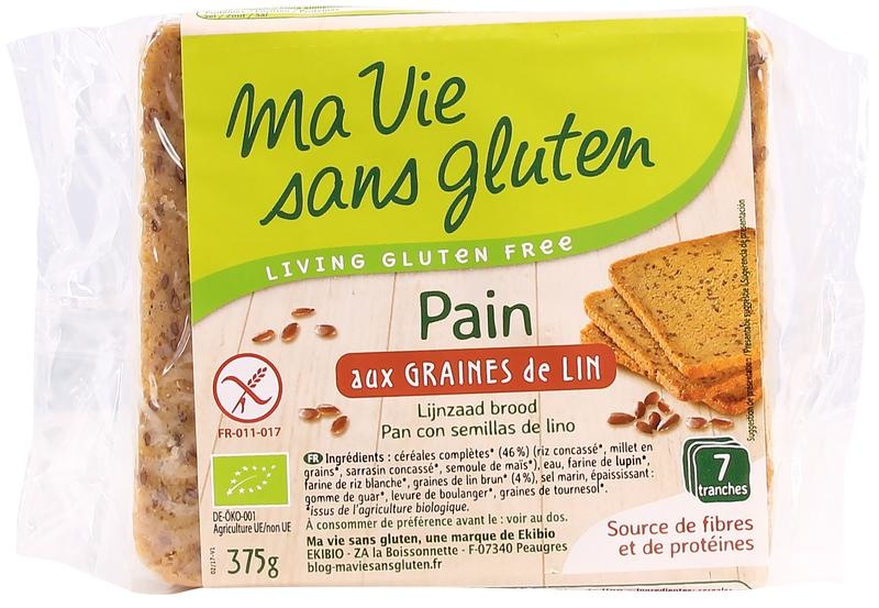 Ma Vie Sans Ma Vie Sans Brood lijnzaad - glutenvrij - bio (375 gr)