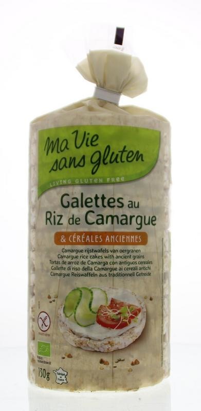 Ma Vie Sans Ma Vie Sans Carmague rijstwafels met oergranen glutenvrij bio (130 gr)