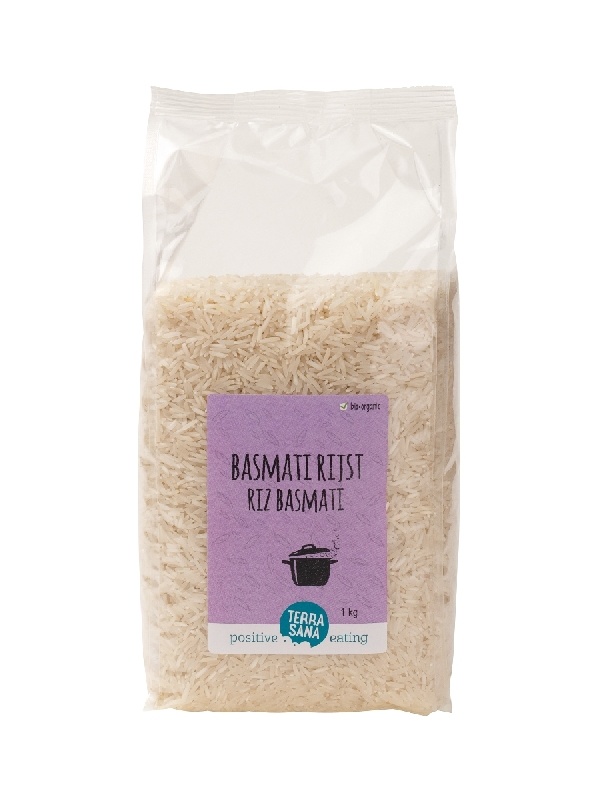 Terrasana Terrasana Basmati rijst wit bio (1 Kilogr)