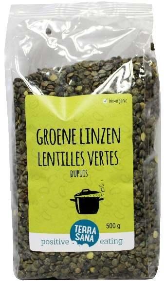 Terrasana Terrasana Groene linzen dupuis bio (500 gr)