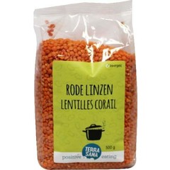 Terrasana Linzen rood bio (500 gr)