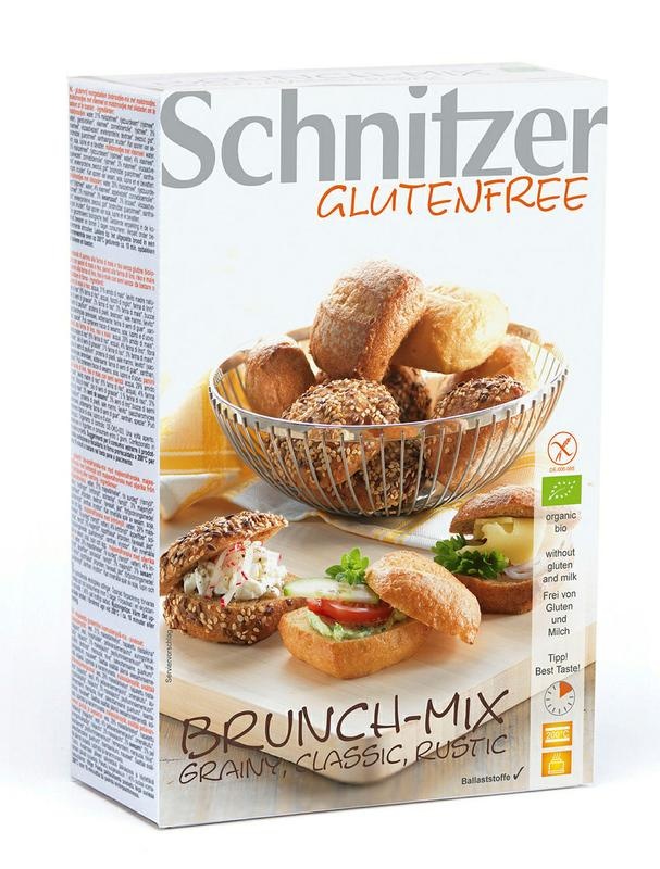 Schnitzer Schnitzer Brunch mix broodjes 2 x 4 st bio (200 gr)