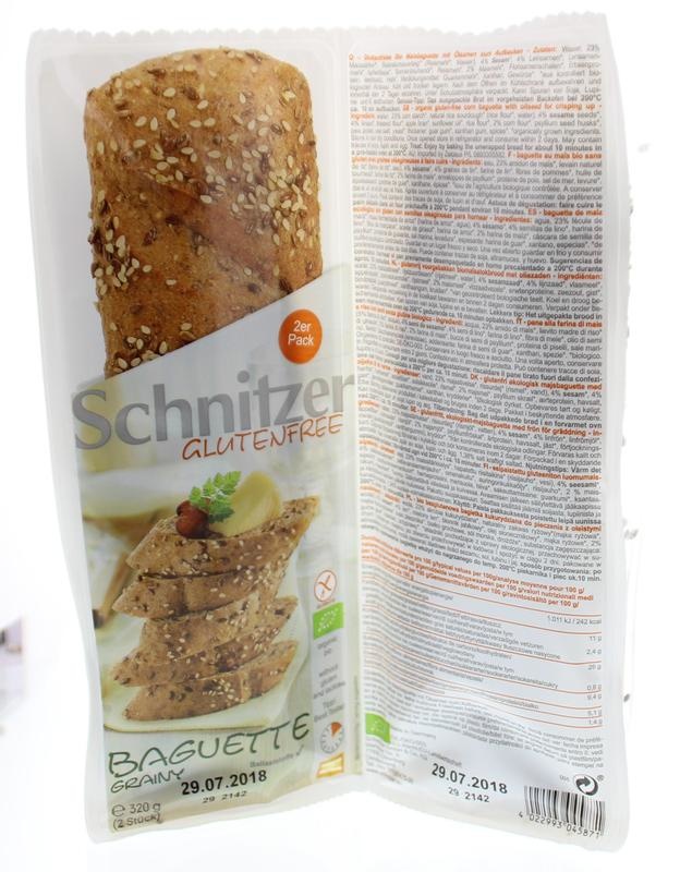 Schnitzer Schnitzer Baguette grainy bio (2 st)