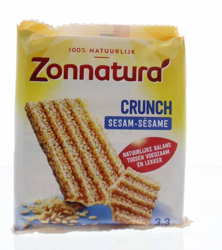 Zonnatura Zonnatura Sesam crunch reep 50 gr (3 st)