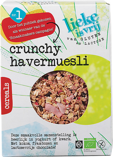 Lieke Is Vrij Crunchy havermuesli (350 gram)