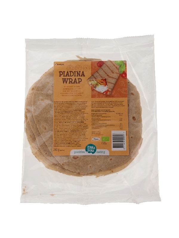 Terrasana Terrasana Piadina wraps spelt en haver bio (240 gr)