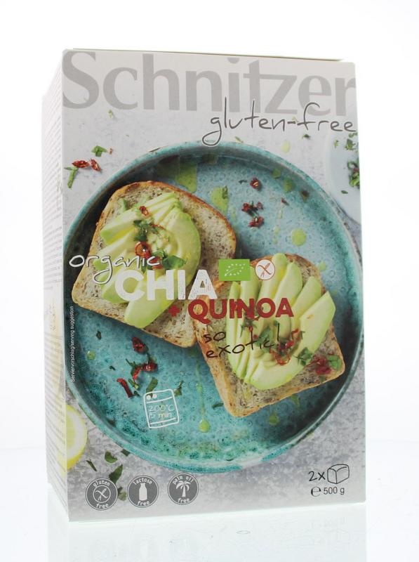 Schnitzer Schnitzer Brood chia & quinoa bio (500 gr)