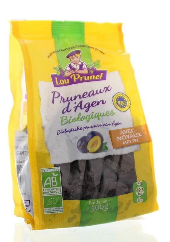 Lou Prunel Lou Prunel Agen pruimen met pit 33/44 XXL bio (500 gr)