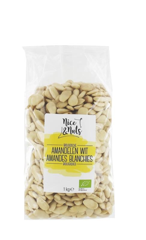 Nice & Nuts Nice & Nuts Amandelen wit bio (1 Kilogr)