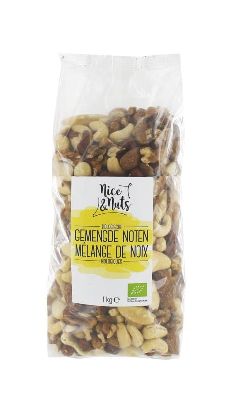 Nice & Nuts Nice & Nuts Gemengde noten bio (1 Kilogr)