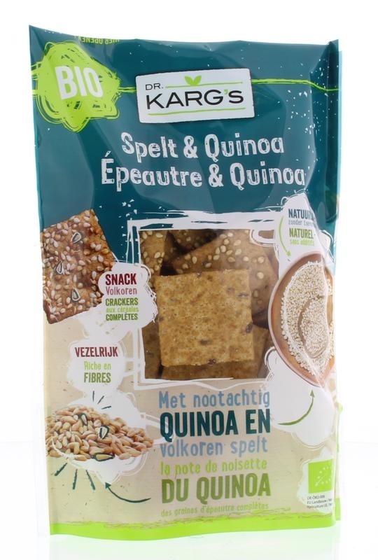 Dr Karg Dr Karg Spelt en quinoa snack bio (110 gr)