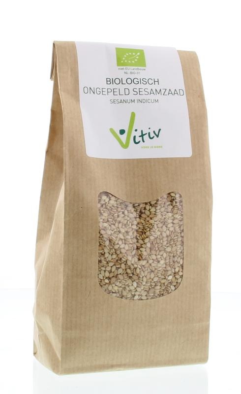 Vitiv Vitiv Sesamzaad ongepeld bio (250 gr)